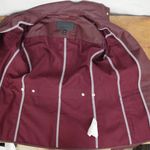 J.Crew  Treated Cotton Dark Crimson Field Coat Style Jacket Petite XS Photo 3