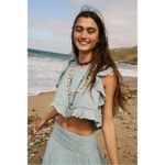 Free People  Maui Shell Necklace Bohemian Beach Neutral Natural Resort Vaca NWT Photo 3