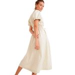 Madewell Plaid Tie-Waist Midi Dress Size M Photo 6