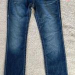 True Religion NWT  straight jeans pink embroidery pink SWAROVSKI crystals size 29 Photo 0