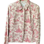 Talbots Petites size 12 cotton silk brocade blazer. Button front Photo 0