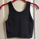 Lululemon Ribbed Softstreme Cropped Tank Top Black Size 2 Photo 1