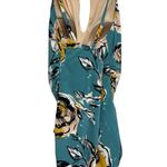 Garnet Hill  Blue and Yellow Floral One Piece Swimsuit - Size 10 Photo 1