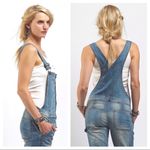 Free People  Light Blue Denim Overalls size 29 Photo 2