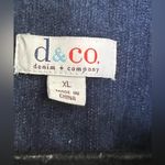 D & Co. Jacket Women’s Blue Denim Coat Photo 3