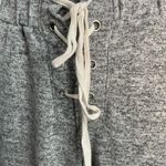 Lily White  Knit Gray Heather Drawstring Joggers M Photo 6