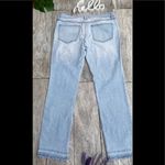 Free People jeans ankle slits raw hem size 28 Photo 1
