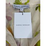 Karina Grimaldi Felicity Print Blouse in White Tuscan Flowers Large New Womens Photo 8