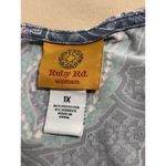 Ruby Rd. Woman Dress 1X Sleeveless Boho Vacation Feminine Preppy V Photo 4