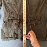 Market & Spruce  2014 Aesthetic Green Army Style Jacket Photo 3