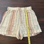 Free People yellow & tan striped shorts size XS Photo 6