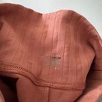 Aerie  Offline Ribbed Lettuce Hem Offline OG Bike Short 7" Pink Salmon Sz S Photo 5