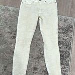 7 For All Mankind Seven  Women's Ivory Malhia Kent Design Stretch Denim Sz 26 Photo 0