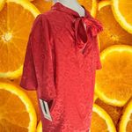 Nine West NEW‎  Pink Tiger Pattern With Back Neck Tie Medium Photo 1