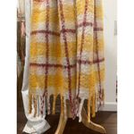 MNG Jeans Mango MNG  Maxi Check Scarf Mustard/Cream Photo 6