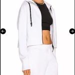 Gauge81 Cropped White Edison Hood Black Accent Size Small NWT Photo 2