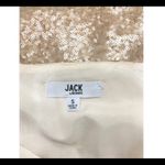 Jack by BB Dakota Sedgwick Sequin Slip Holiday Party Dress Gold Small Photo 6