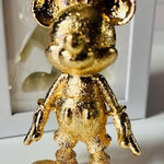 BaubleBar Disney x Gold Mickey Mouse Bag Charm Keychain NWT Photo 0