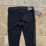 Siwy Faux Vegan Leather Contrast Detail Jean Legging Jegging 26 Black Castle Photo 6