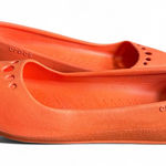 Crocs  Prima Orange Ballet Flats Size 8 Photo 0