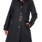 Pendleton Black Waterproof Longline Belted Trench Coat Jacket Size Small NWT Photo 0