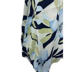 Covington  Two Piece Tank & Button Up Tropical Green Blue Floral 20-22W Top Photo 4