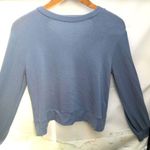 VOV Women’s Sample Knit Pullover Cut Out Back Sweater Blue Photo 6