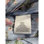 WAYF Floral Tiered Minidress In Blue Roses baby blue dress Size XS Photo 5