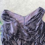 Watters & Watters Velvet Gown Womens Size 12 Formal Cocktail Black Tie Brown Photo 5