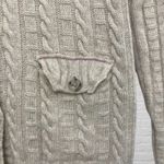 Banana Republic Cable Knit Cardigan S Cashmere Wool Tan Photo 10