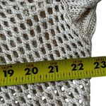 Roxy  Beige Knit Crochet Cover Up Women Size XS | 43-26 Photo 4