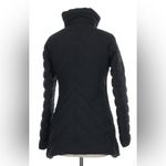 ROSSIGNOL Down Puffer Parka Black Full Zip Coat Jacket Quilted FR42 size Small Photo 1