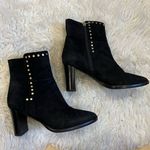 Jimmy Choo  suede style black booties studded size 38.5 Photo 0