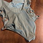 Aerie American Eagle  Green Side Ring One Piece Swimwear Swim Medium Photo 4