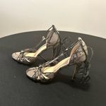 JUST FAB Snakeskin Lace-Up Stiletto Heels size 7 1/2 Photo 2