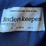 Finders Keepers Anthropologie Navy Floral Mini Ruched Dress Size 6 Photo 9