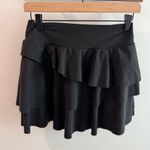 Halara  Black Tiered Ruffle Mini Skort Medium Photo 1