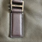 Tumi Beacon Hill Leather Laptop $495 Tote Bag Green Brown Unisex Photo 10