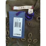 Chelsea and Violet  Olive Green Fringe Mini Dress Suede‎ Size M NWT Coastal Cowgirl Photo 10