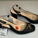 Jones New York Black Block Heel Shoes with Gold Details New Women’s Size 9.5 Photo 0