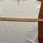 A'nue Thin Strap Tank Stretchy White Women's Size L Made in USA NWT Size L Photo 8