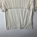 Banana Republic cream color short sleeve top women’s size small Photo 3