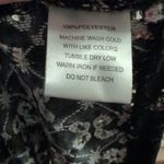 Indigo Rose Plus 1X 2X Black Floral Eyelet Babydoll Mock‎ Neck Top Shirt Blouse Photo 2