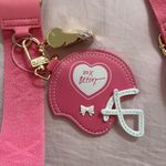 Betsey Johnson Pink and Brown Game Day Coquette Football Crossbody Bag Photo 5