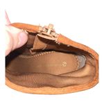 Macy's Metropolitan View Womens 6.5 brown suede ankle booties, stacked block heel Photo 4