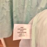 Lane Bryant Lane Bryant Lace V Neck Peplum Babydoll Blouse Teal Blue 14/16 Photo 4