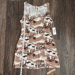 Reformation NEW  Noha Mini Dress in Ranchera Western Print Size 8 Photo 13