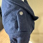 Anthropologie Elevenses Wool Blend Navy Jacket Blazer with Fun Details Size 14 Photo 9