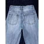 REWASH  Distressed Straight Jeans Ripped Raw Hem‎ Light Wash Denim Size 25 Photo 5