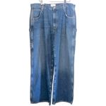 AGOLDE Magda Carpenter Wide-Leg Denim Jeans Darkness Blue Size 33 NWT Photo 1